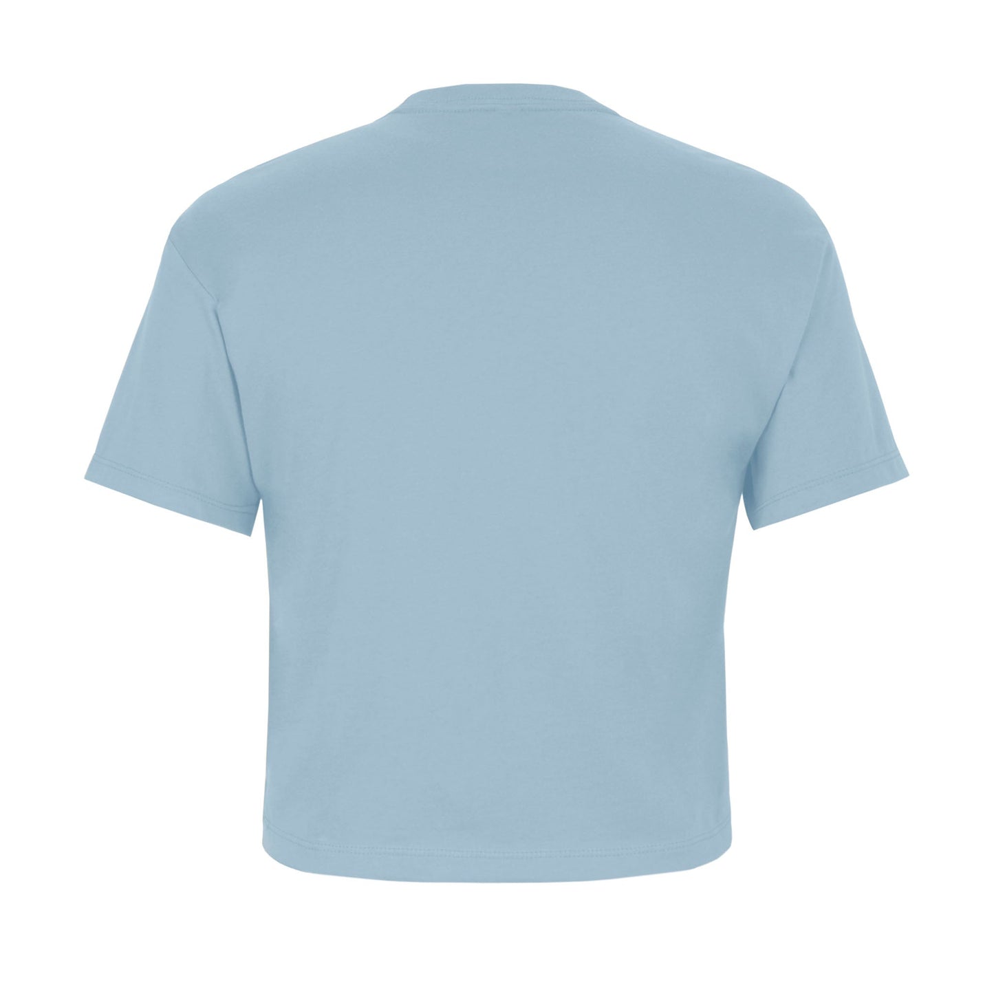 Women's Ideal Crop Tee - Stonewash Denim - The American Threads