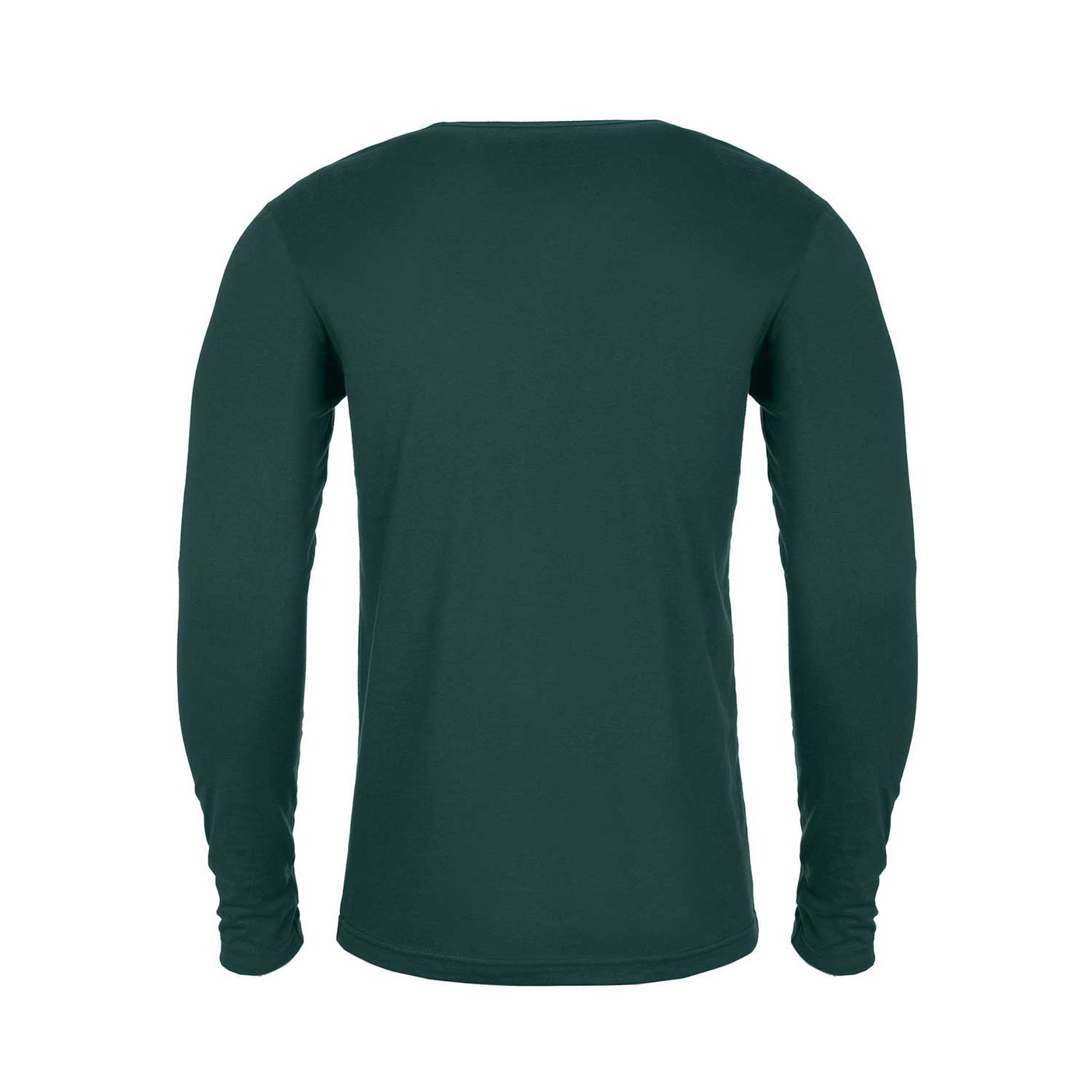 Cotton Long Sleeve T-Shirt - Forest Green - The American Threads