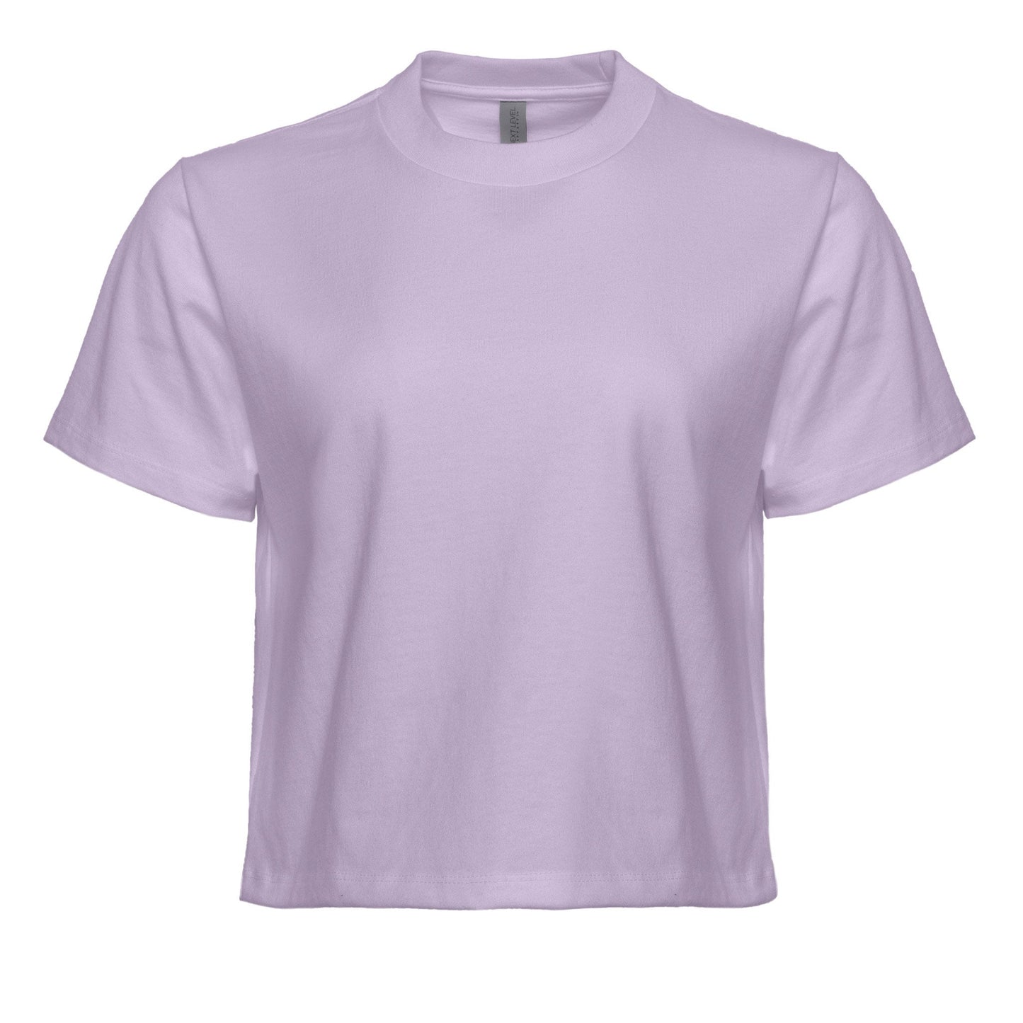 Women's Heavyweight High Waist Boxy T-Shirt - Lavender - The American Threads