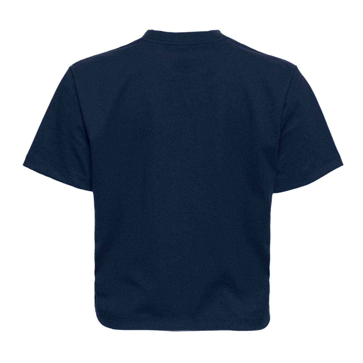 Women's Heavyweight High Waist Boxy T-Shirt - Midnight Navy - The American Threads