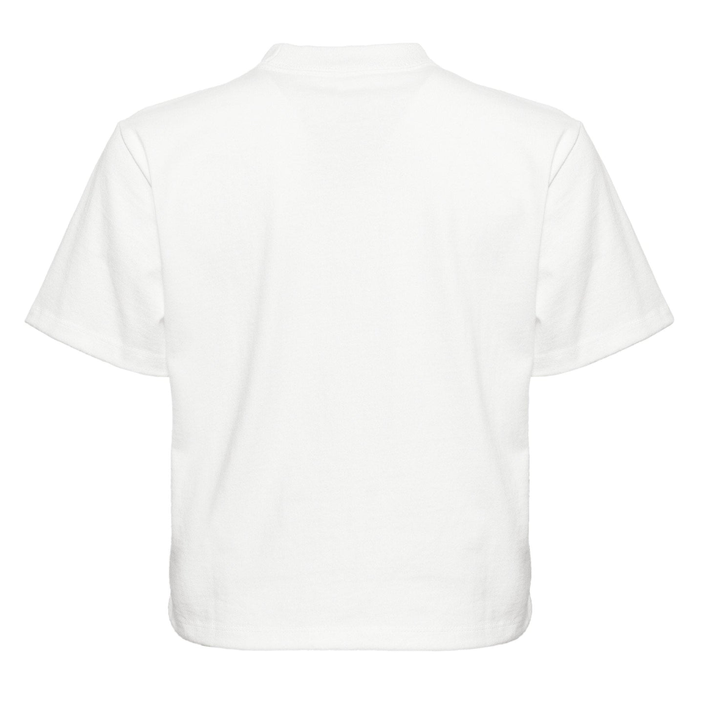 Women's Heavyweight High Waist Boxy T-Shirt - White - The American Threads