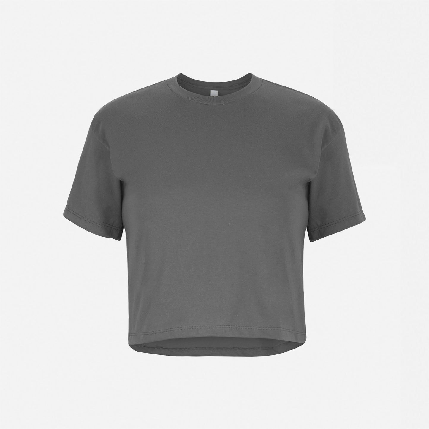 Women's Ideal Crop Tee - Dark Gray - The American Threads