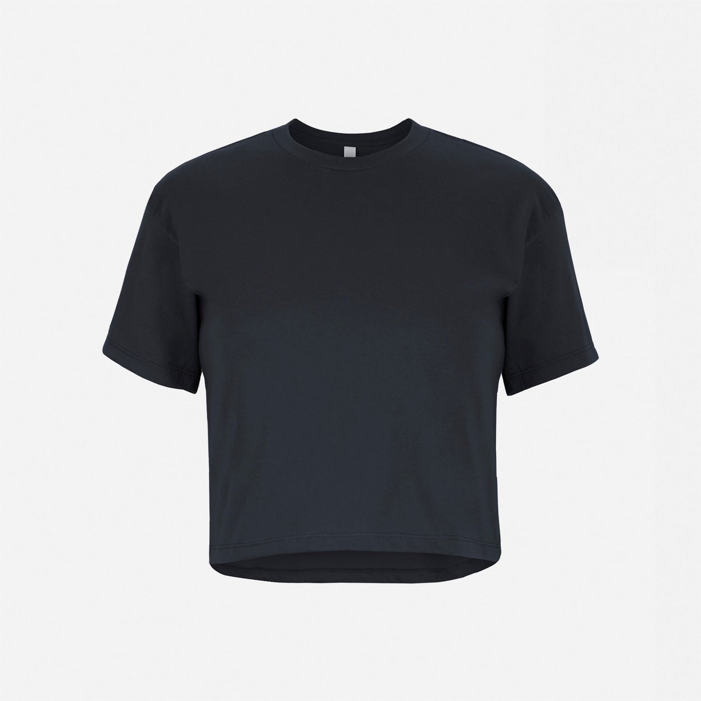 Women's Ideal Crop Tee - Midnight Navy - The American Threads