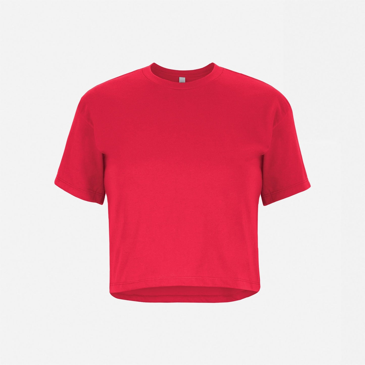 Women's Ideal Crop Tee - Red - The American Threads