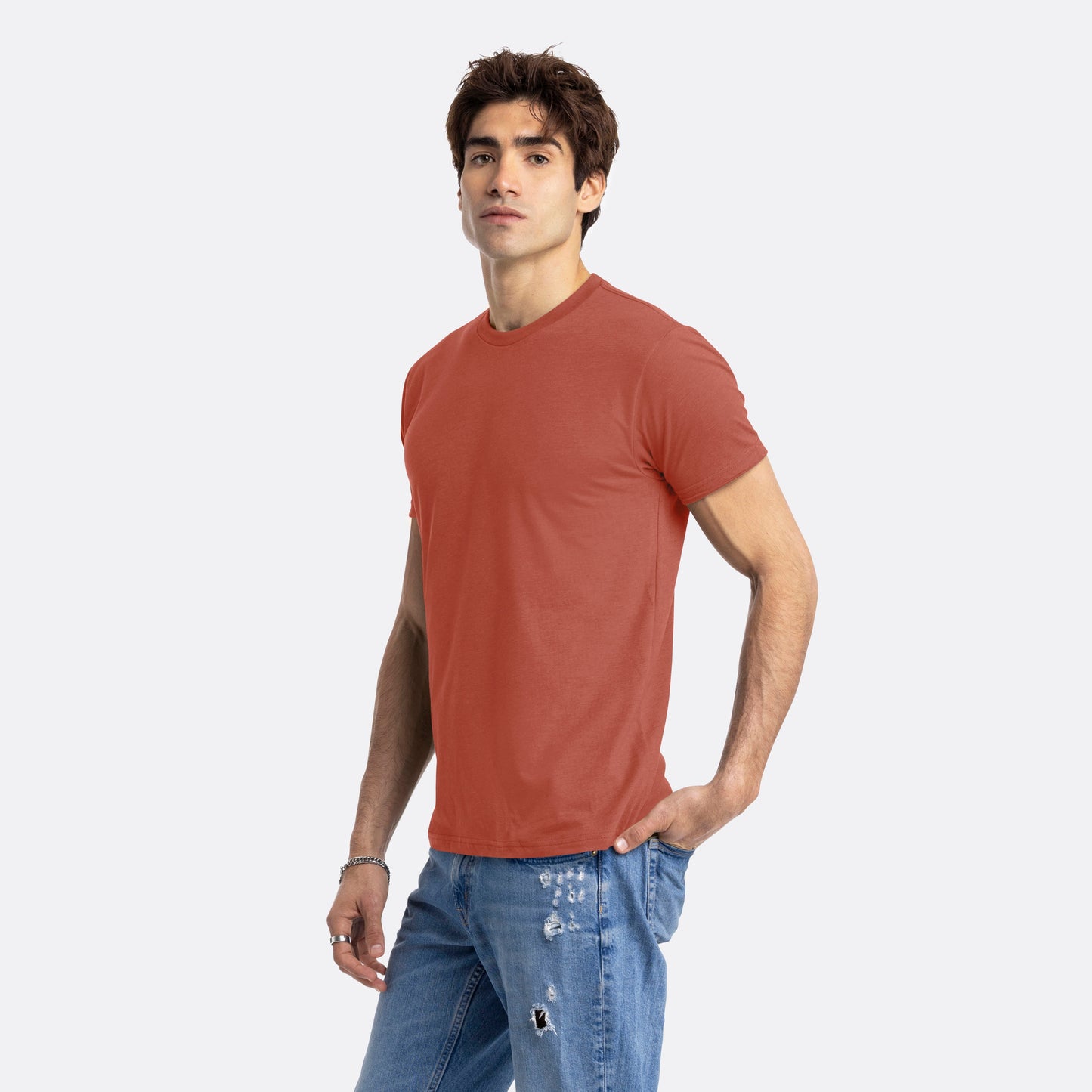 CVC T-Shirt - Heather Redwood - The American Threads
