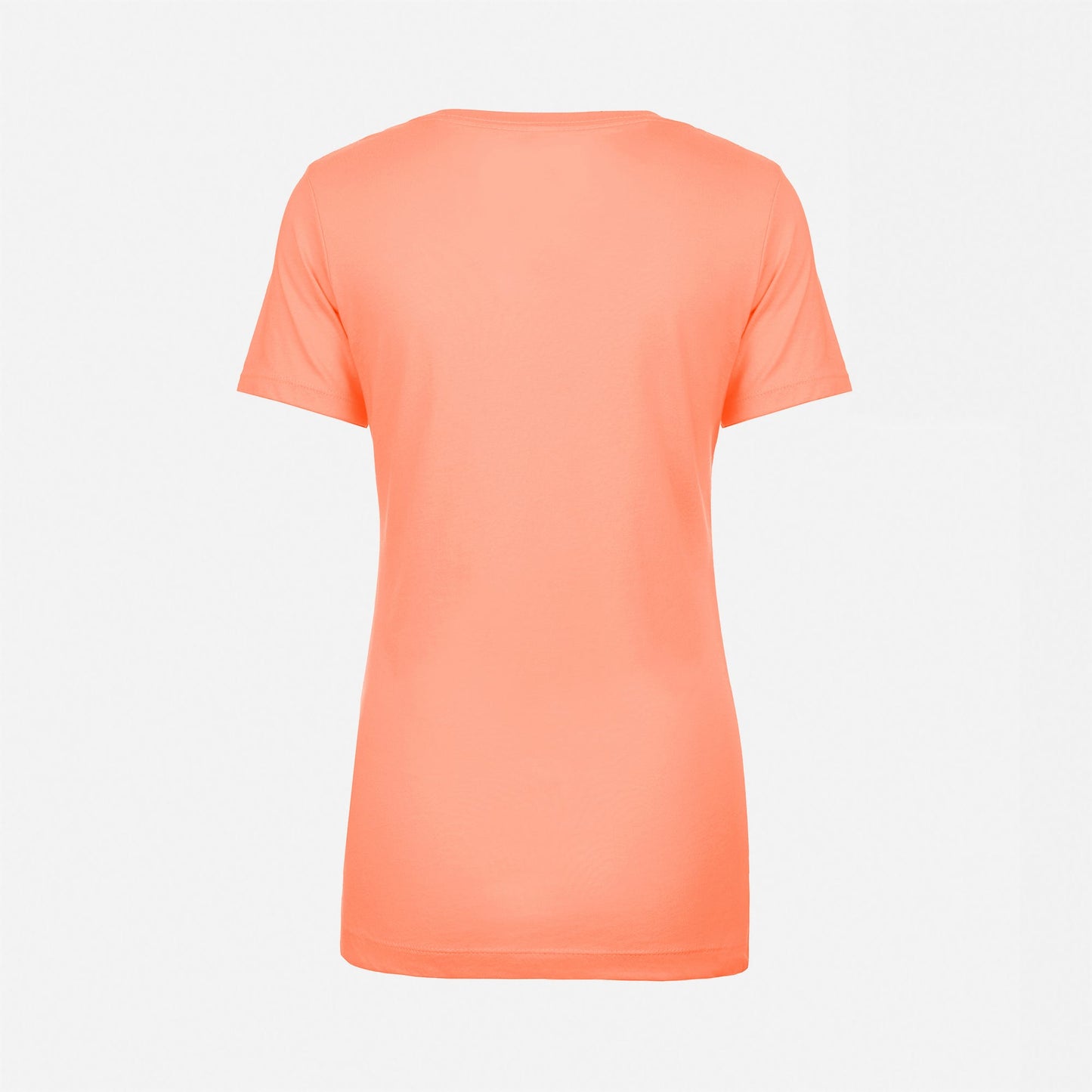 Women's Ideal V-Neck T-Shirt - Light Orange - The American Threads