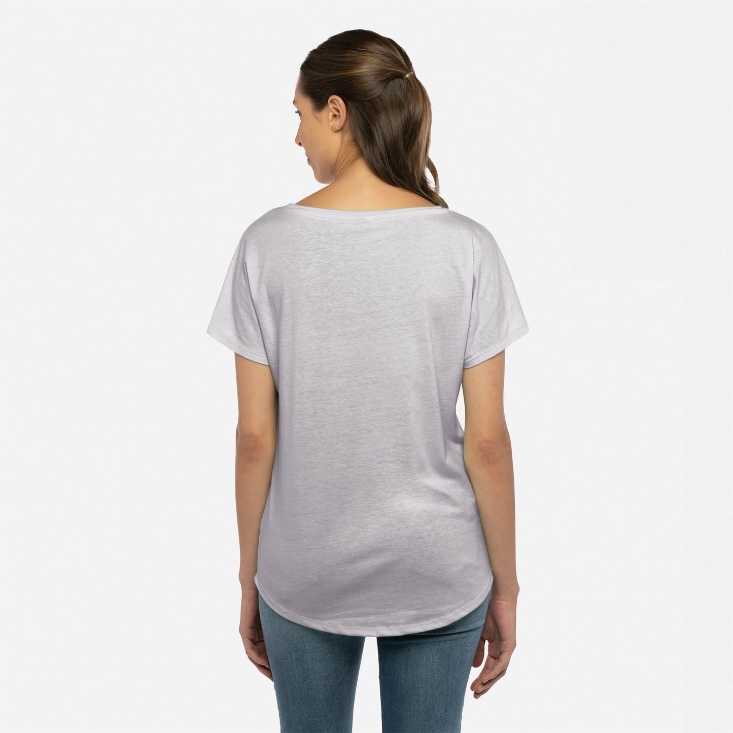 Women's Ideal Dolman T-Shirt - Heather Gray - The American Threads