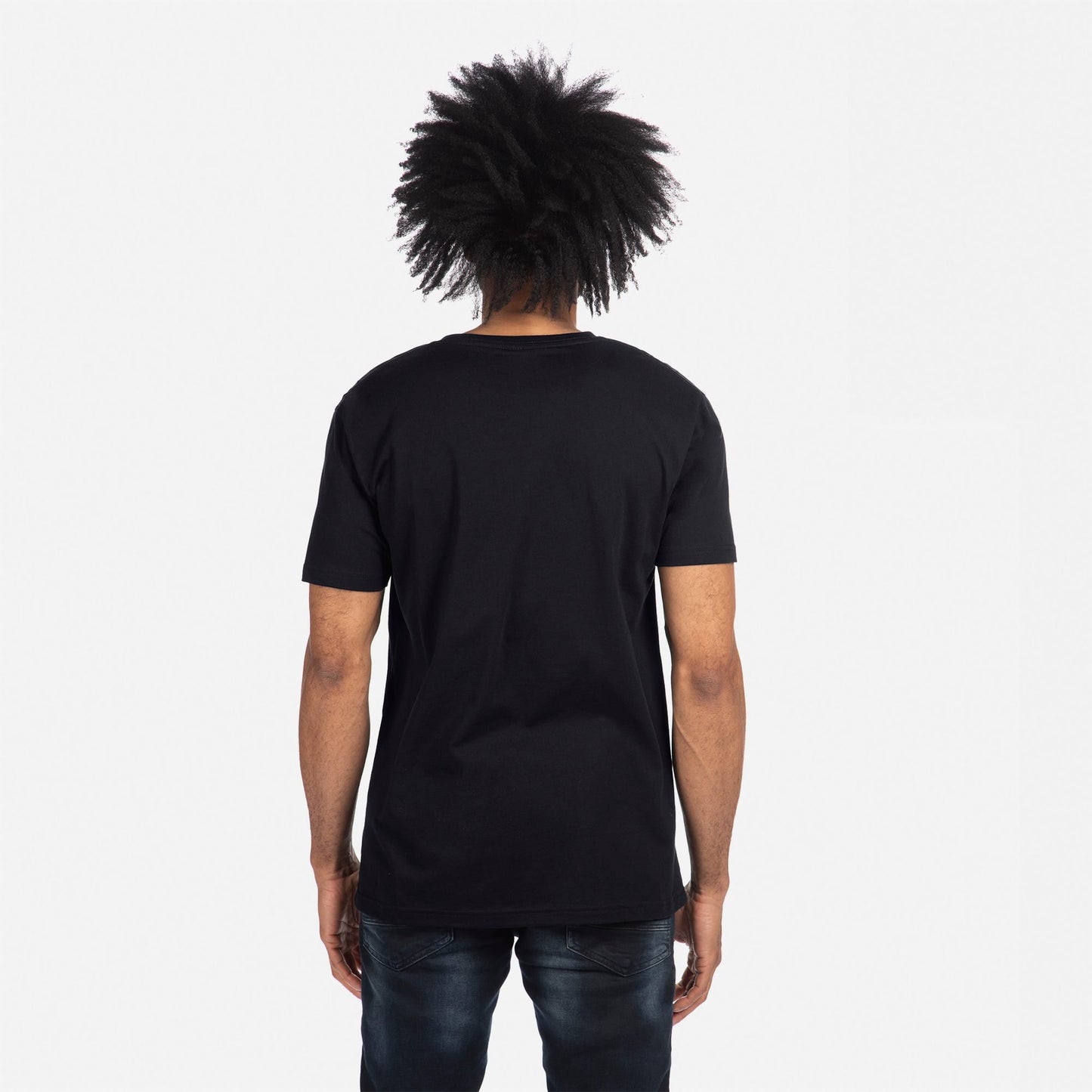 CVC V-Neck T-Shirt - Black - The American Threads