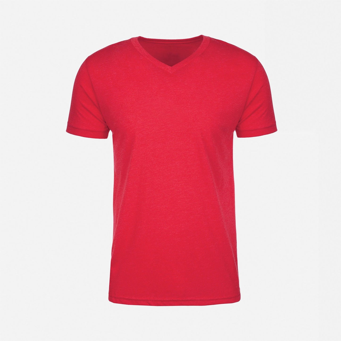 CVC V-Neck T-Shirt - Red - The American Threads
