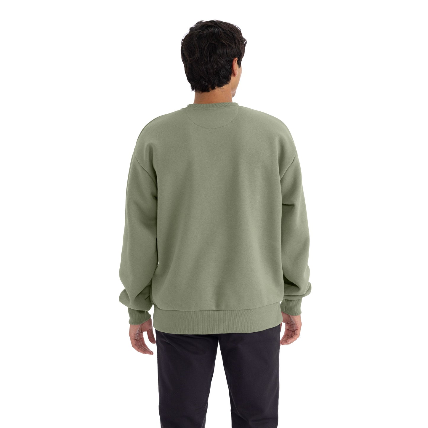 Heavyweight Sweatshirt - Light Olive - The American Threads