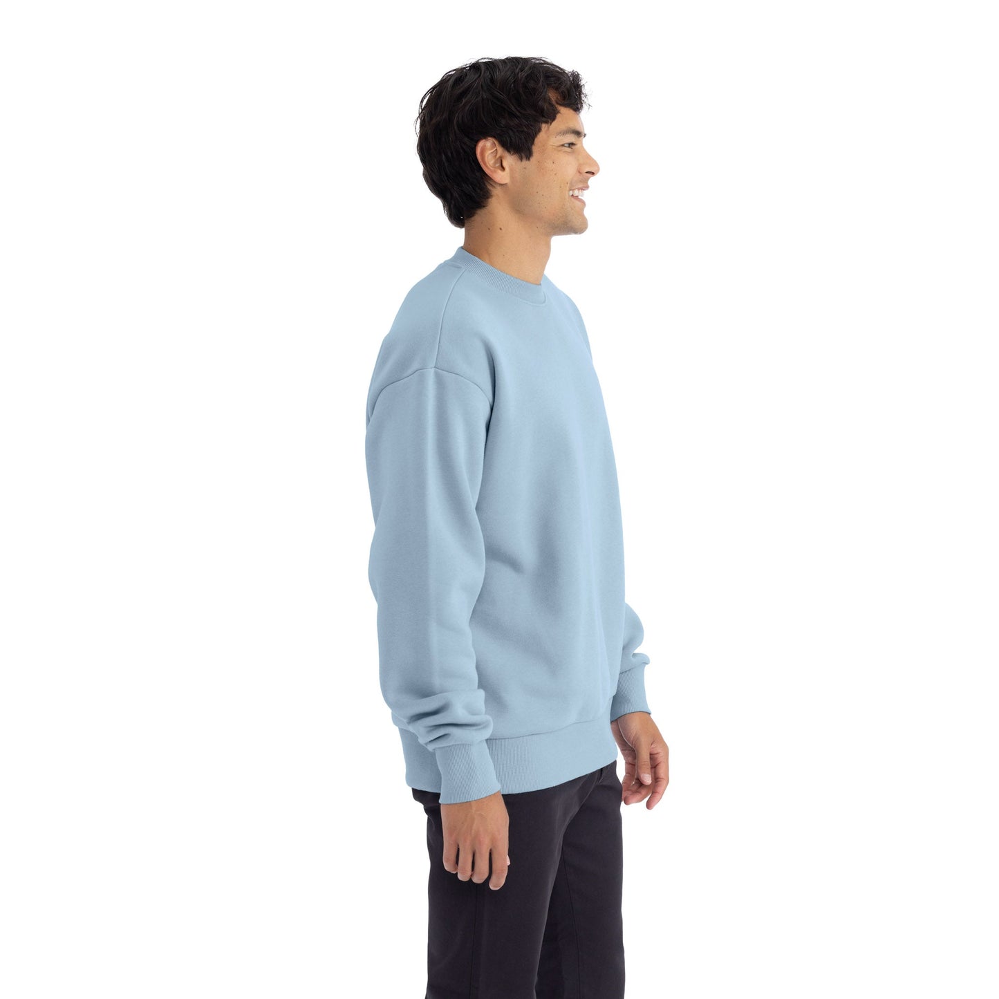 Heavyweight Sweatshirt - Stonewash Denim - The American Threads