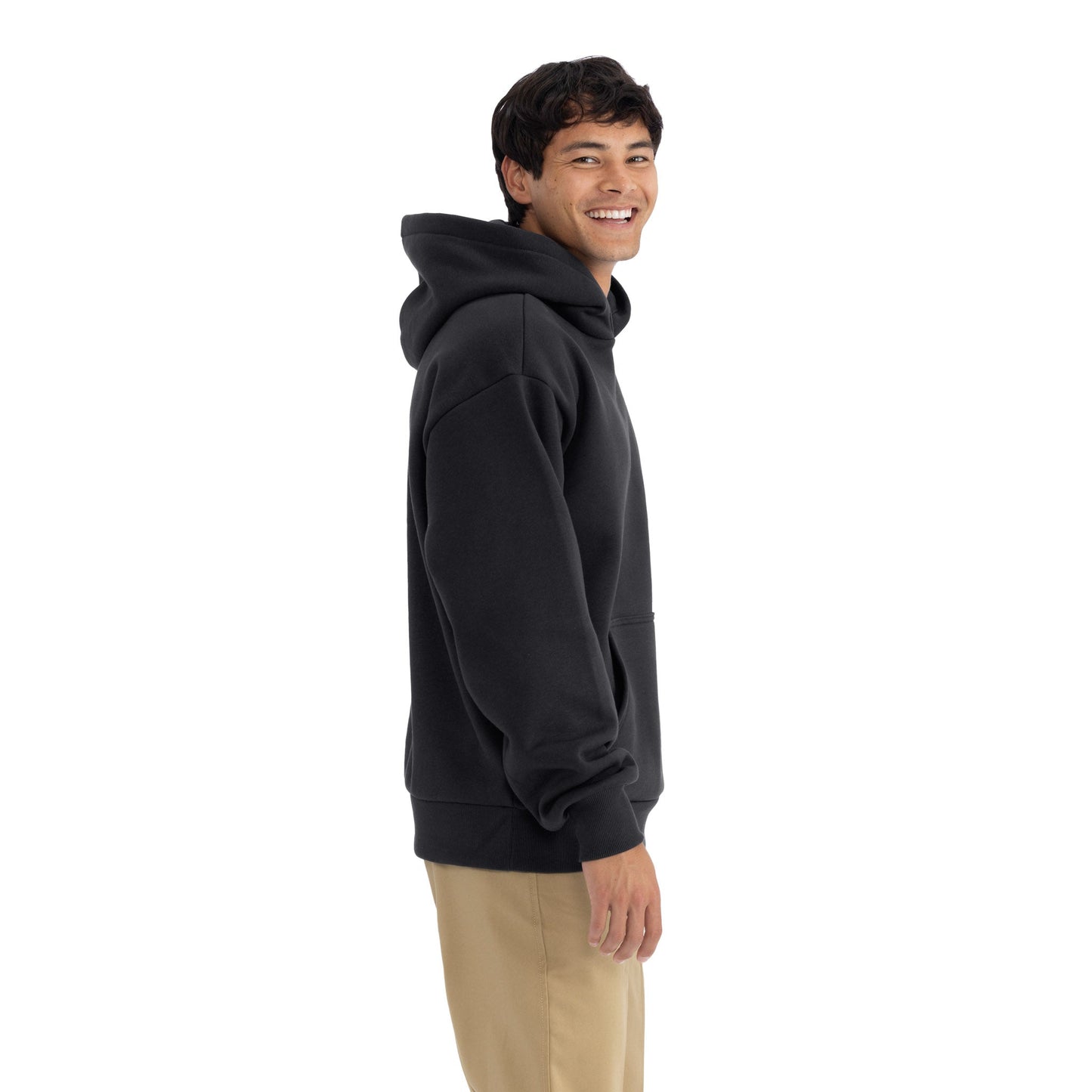 Heavyweight Pullover Hoodie - Black - The American Threads