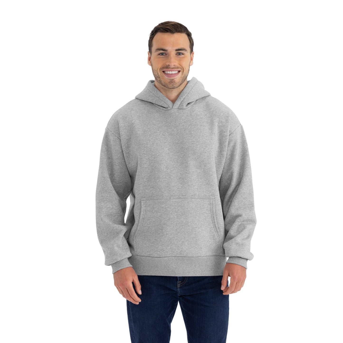 Heavyweight Pullover Hoodie - Heather Gray - The American Threads