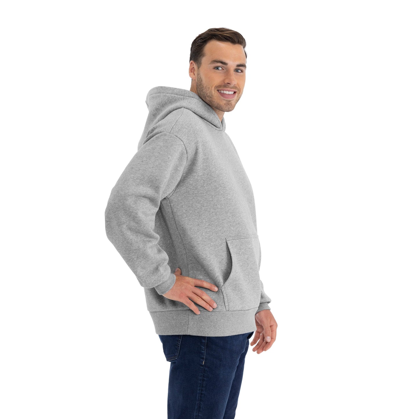 Heavyweight Pullover Hoodie - Heather Gray - The American Threads