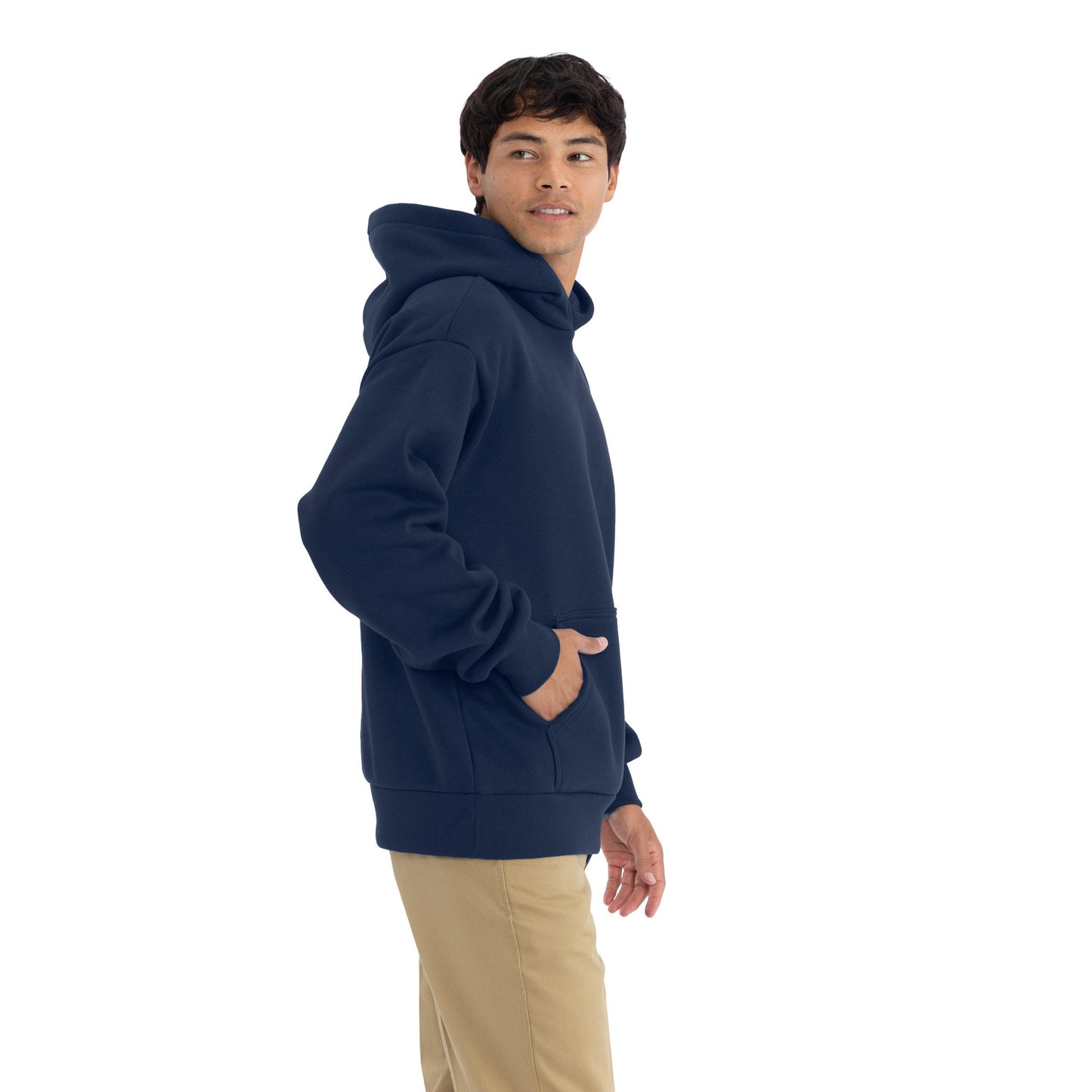 Heavyweight Pullover Hoodie - Midnight Navy - The American Threads