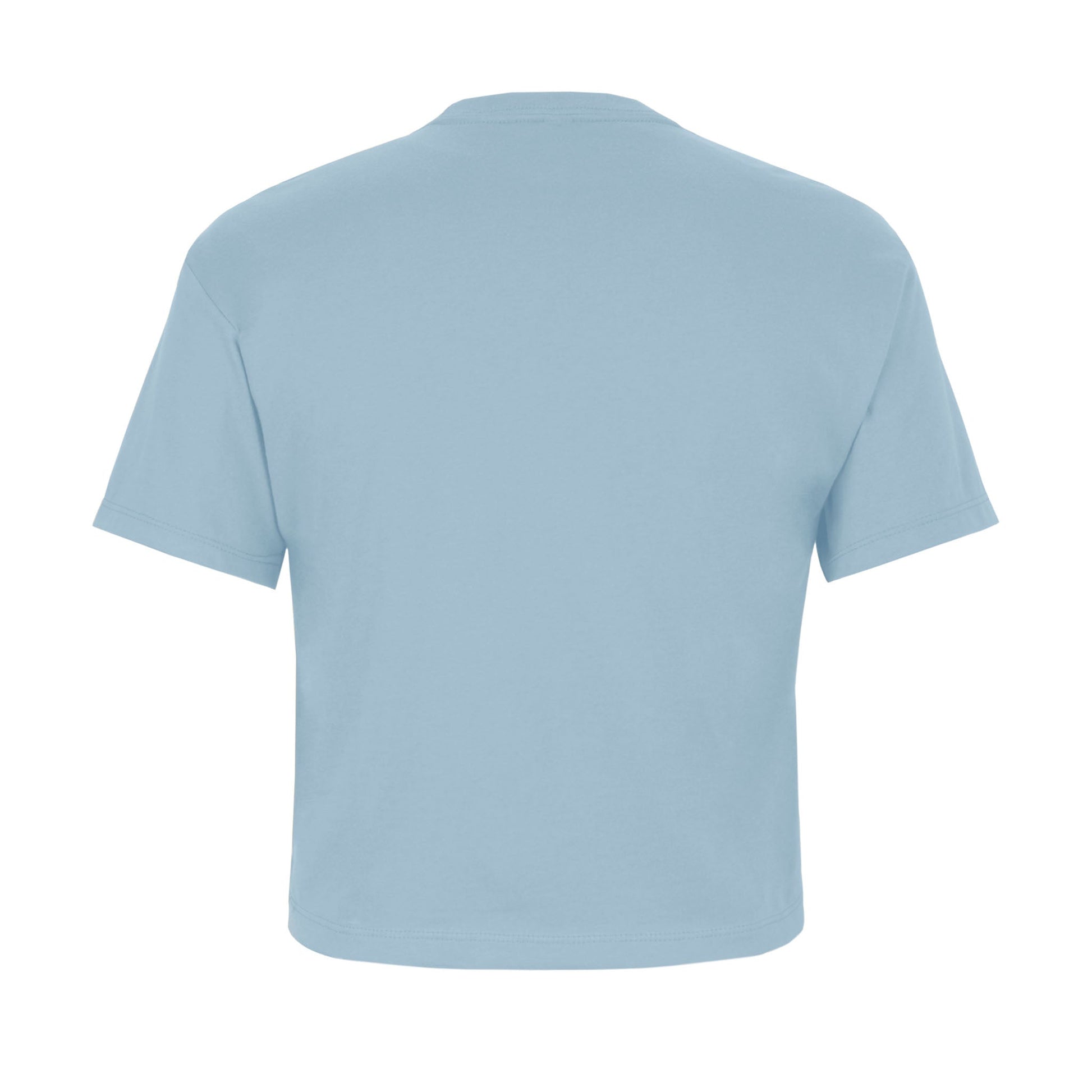 Women's Ideal Crop Tee - Stonewash Denim - The American Threads