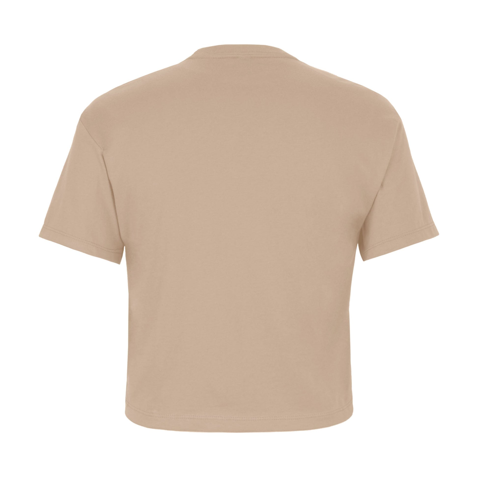 Women's Ideal Crop Tee - Tan - The American Threads