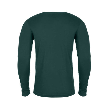 Cotton Long Sleeve T-Shirt - Forest Green - The American Threads