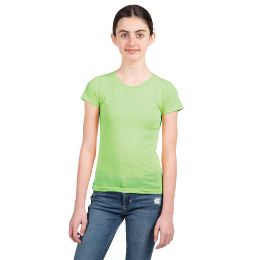 Youth CVC Princess T-Shirt - Apple Green - The American Threads
