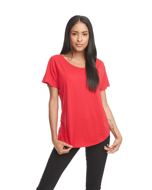 Women's Ideal Dolman T-Shirt - Red - The American Threads