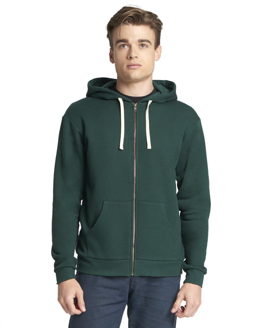 Santa Barbara Full Zip Hoodie - Forest Green - The American Threads
