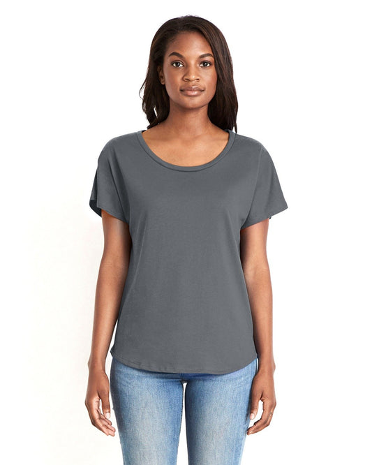 Women's Ideal Dolman T-Shirt - Dark Gray - The American Threads