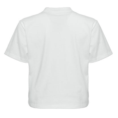 Women's Heavyweight High Waist Boxy T-Shirt - Bone - The American Threads