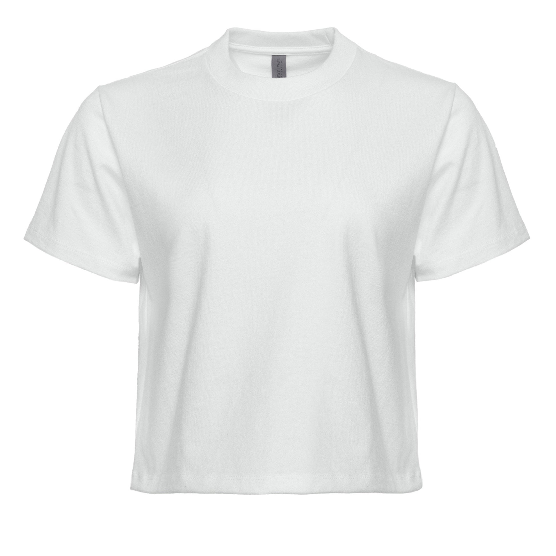 Women's Heavyweight High Waist Boxy T-Shirt - Bone - The American Threads