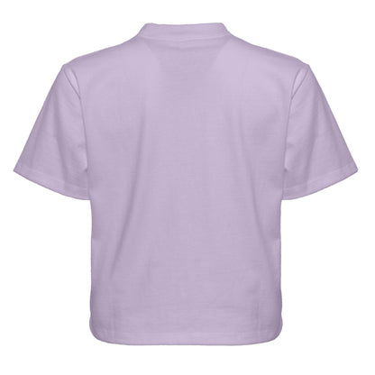 Women's Heavyweight High Waist Boxy T-Shirt - Lavender - The American Threads