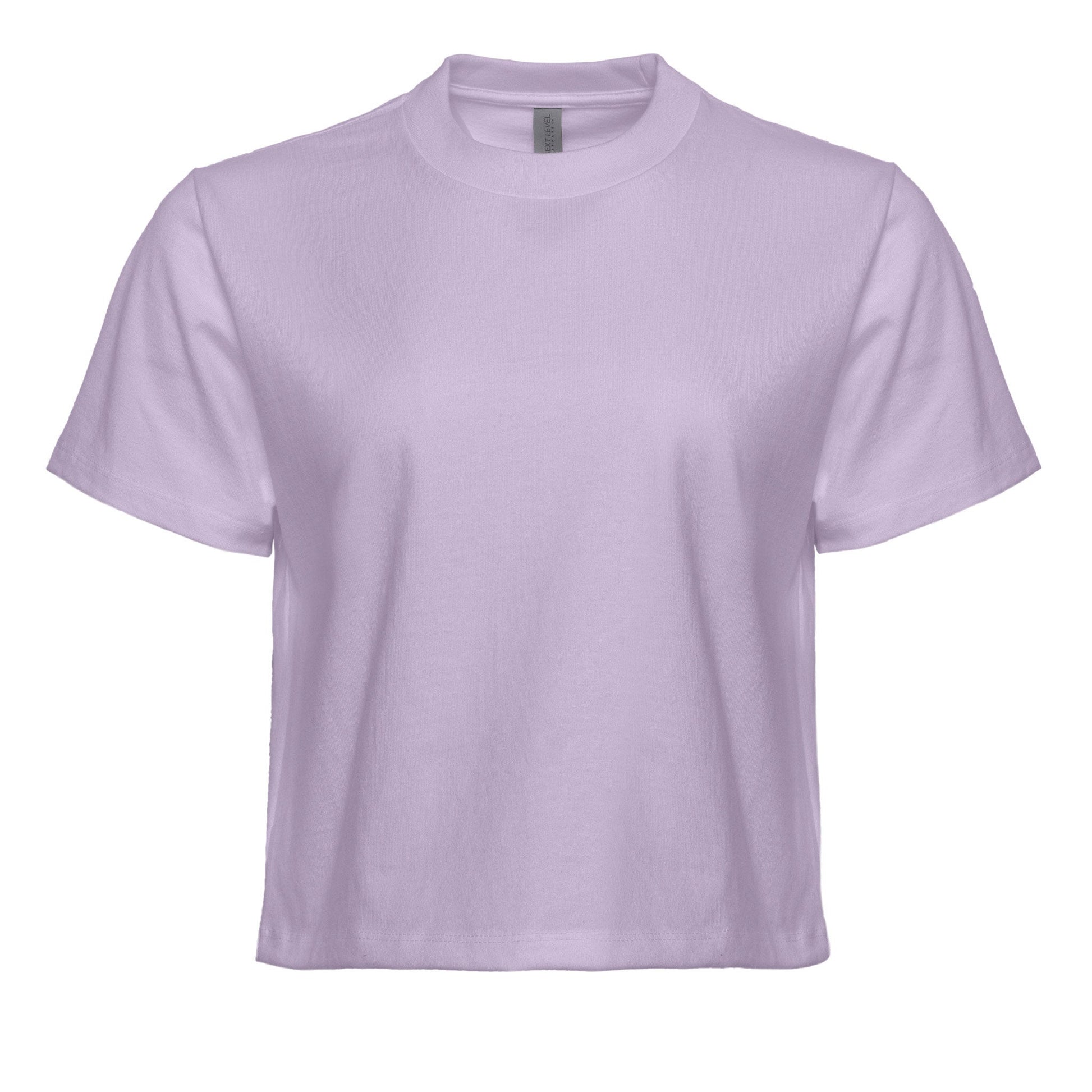 Women's Heavyweight High Waist Boxy T-Shirt - Lavender - The American Threads