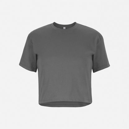 Women's Ideal Crop Tee - Dark Gray - The American Threads