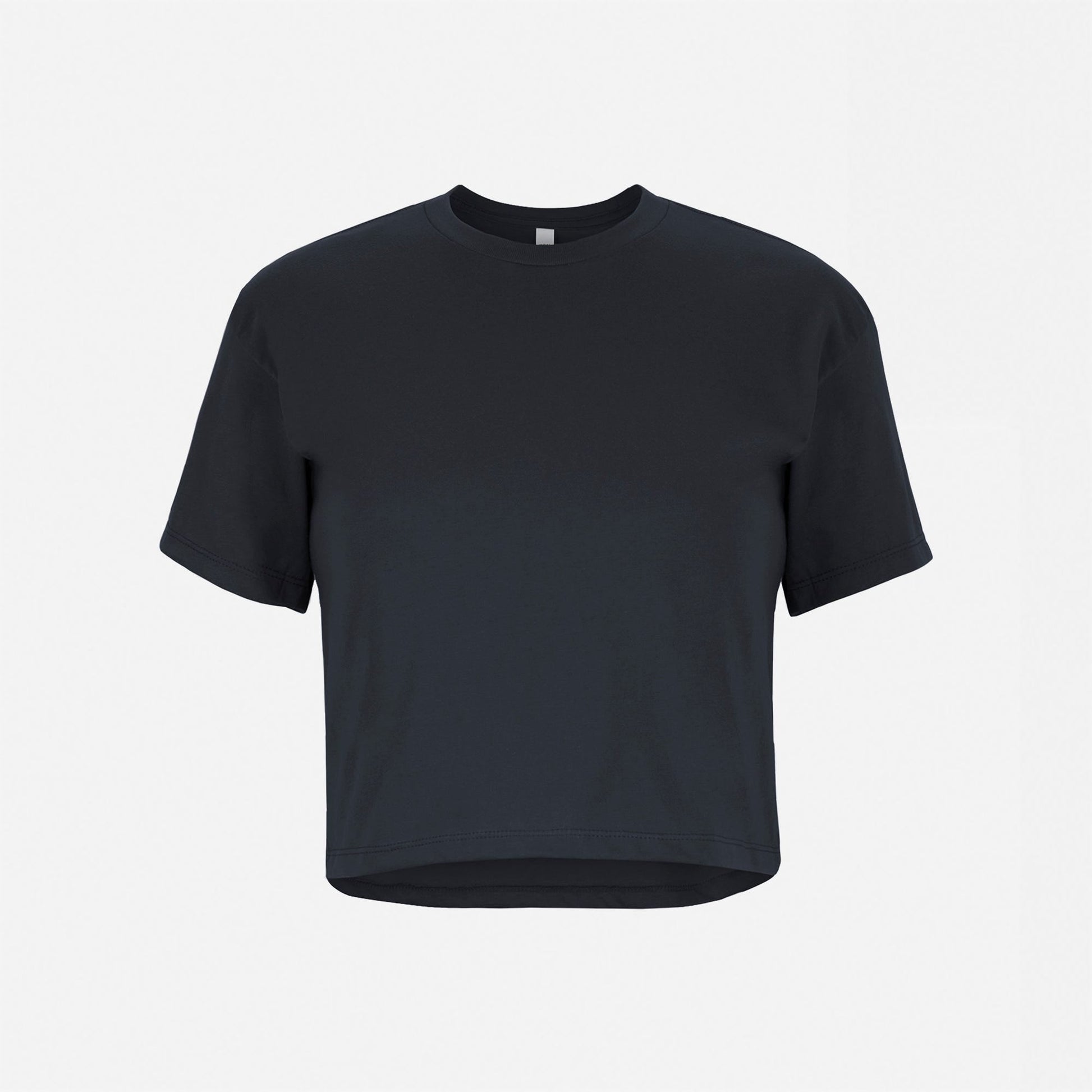 Women's Ideal Crop Tee - Midnight Navy - The American Threads