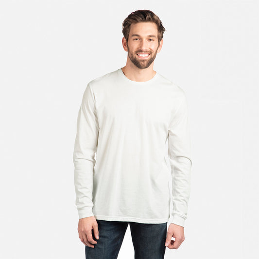 CVC Long Sleeve T-Shirt - White - The American Threads