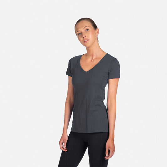 Women's Ideal V-Neck T-Shirt - Indigo - The American Threads