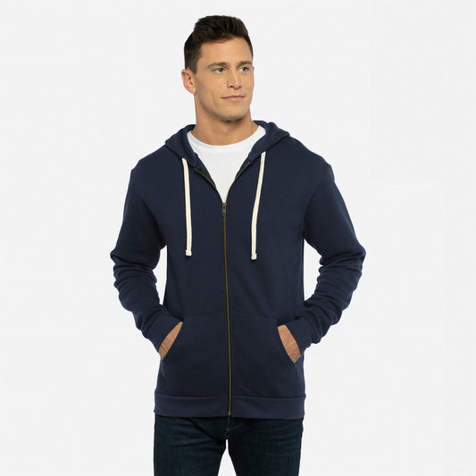 Santa Barbara Full Zip Hoodie - Midnight Navy - The American Threads