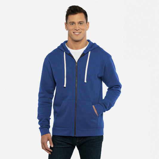 Santa Barbara Full Zip Hoodie - Royal - The American Threads