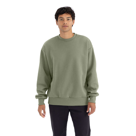 Heavyweight Sweatshirt - Light Olive - The American Threads