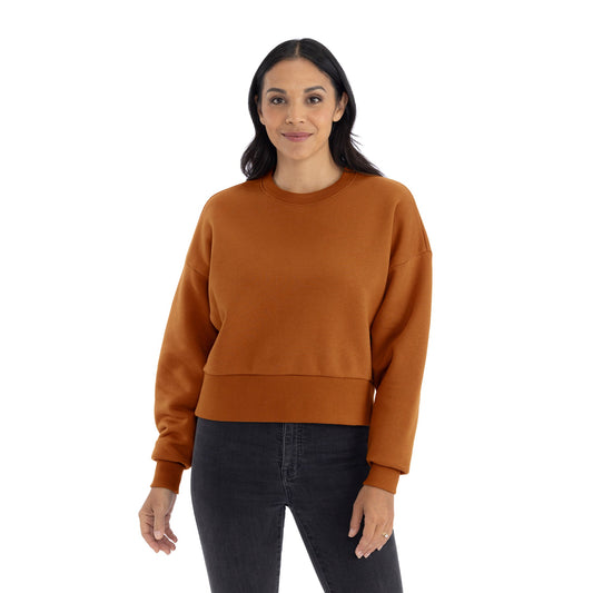 Women's Heavyweight Sweatshirt - Clay - The American Threads