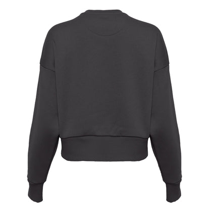 Women's Heavyweight Sweatshirt - Graphite Black - The American Threads