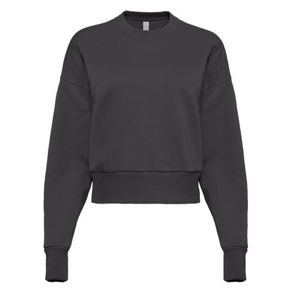 Women's Heavyweight Sweatshirt - Graphite Black - The American Threads