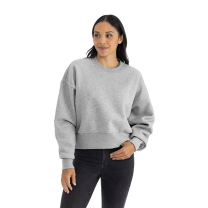 Women's Heavyweight Sweatshirt - Heather Gray - The American Threads