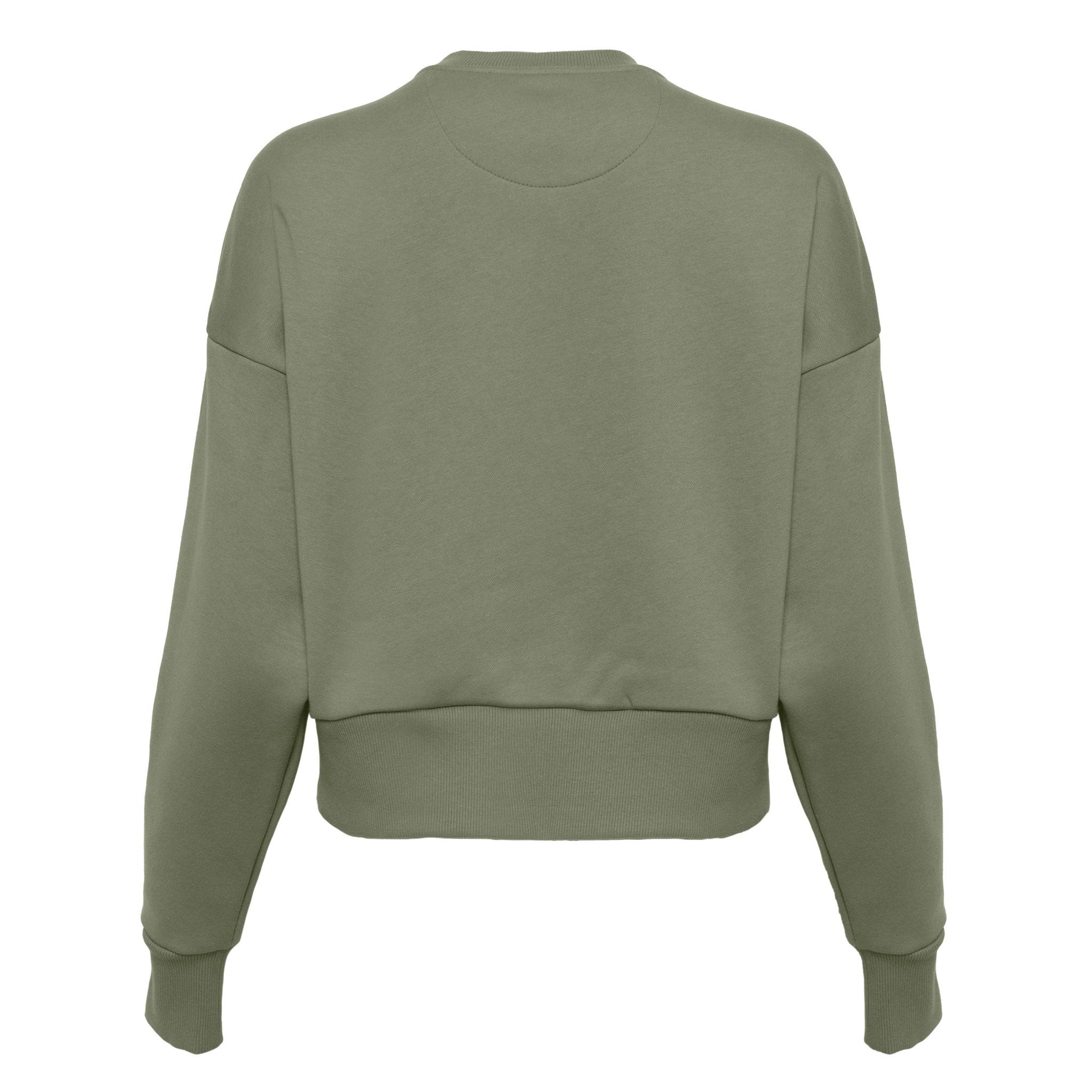 Women's Heavyweight Sweatshirt - Light Olive - The American Threads