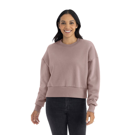 Women's Heavyweight Sweatshirt - Shiitake - The American Threads