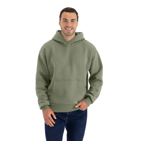 Heavyweight Pullover Hoodie - Light Olive - The American Threads