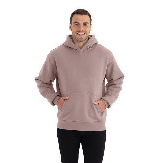 Heavyweight Pullover Hoodie - Shiitake - The American Threads