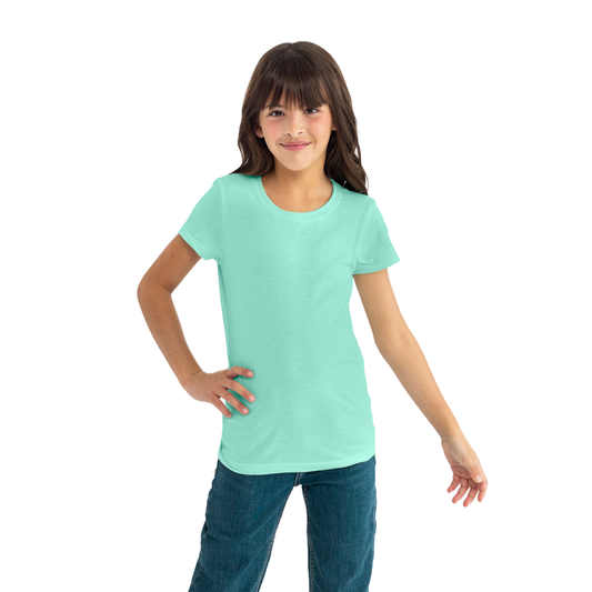 Youth CVC Princess T-Shirt - Mint - The American Threads