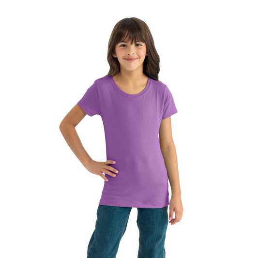 Youth CVC Princess T-Shirt - Purple Berry - The American Threads