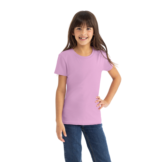 Youth Cotton Princess T-Shirt - Lilac - The American Threads