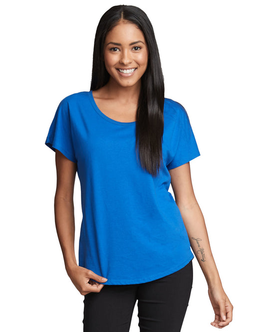 Women's Ideal Dolman T-Shirt - Royal - The American Threads