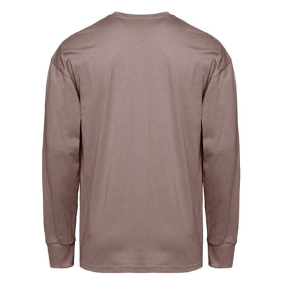 Heavyweight Cotton Long Sleeve T-Shirt - Shiitake - The American Threads